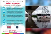 El Ayuntamiento de San Mateo Atenco advierte sobre posibles inundaciones en La Concepción, Guadalupe y San Pedro debido a lluvias intensas