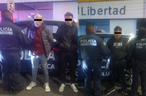 Al llegar al sitio, los policías se entrevistaron con los hombres, quienes se identificaron como Alfonso “N”, Issait Omar “N” y Jonathan Mauricio “N”.