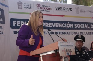 La alcaldesa informó que, en tres años, más de mil 300 mujeres atenquenses han denunciado a sus agresores y han recibido acompañamiento.