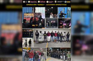 Fuerzas federales y estatales desplegaron la Operación “Senda”, que se llevó a cabo en 46 municipios de la entidad.