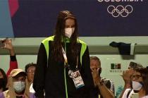 Athena Meneses logró la medalla de oro en los 200 metros dorso de natación