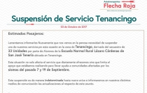 Tenería &quot;secuestra&quot; autobuses; suspenden tres empresas servicio a Tenancingo