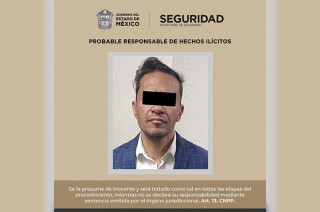 Gabriel “N”, de 52 años, fue arrestado por su probable participación en un homicidio en Zumpango.