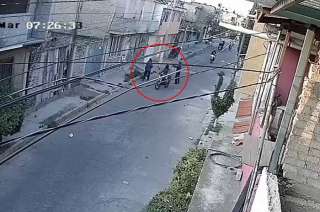 Cámara de seguridad captó el robo