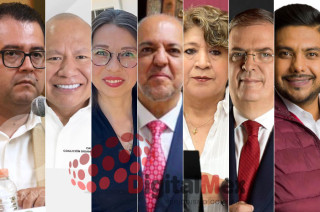 Isidro Rogel, Raciel Pérez, Aline Iniestra, Germán Jalil, Delfina Gómez, Marcelo Ebrard, Adolfo Cerqueda