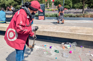 Video: Recolectan 13 toneladas de basura tras Fiestas Patrias en Toluca