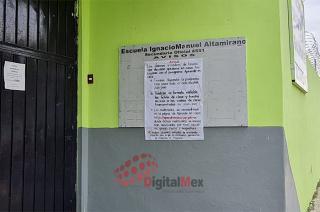 Se trata de la Secundaria 0591 Ignacio Manuel Altamirano