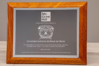 UAEMéx recibe un reconocimiento especial de McGraw-Hill por su uso de herramientas digitales avanzadas.