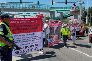 Un familiar de Oswaldo dijo que lograron rastrear, por sus propios medios, que el joven caminó varios kilómetros por diferentes municipios