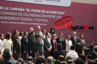 Como parte de este inicio de campaña, el instituto Nacional para la Educación de los Adultos (INEA), firmó un convenio de colaboración para la alfabetización de personas mayores de 15 años.