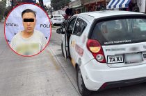 SSEM aseguró taxi vinculado a robo de 19 mil pesos y detuvo a conductor en Edomex
