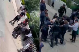 Video: Investigan confrontación entre policías y estudiantes de CONALEP en Huixquilucan