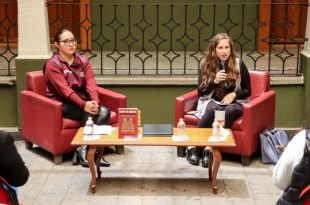 La politóloga Alejandra Ibarra Chaoul impartió la conferencia “Libertad de Expresión en México”.