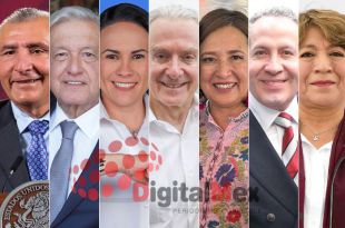 Adán Augusto López, AMLO, Alejandra del Moral, Santiago Creel, Xóchitl Gálvez, Eruviel Ávila, Delfina Gómez