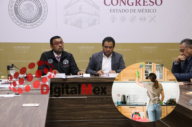 En comisiones, legisladores discuten iniciativa para dar valor económico al trabajo en el hogar.