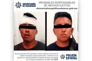 Edwin “N” y Juan “N” de 22 y 18 años de edad, respectivamente