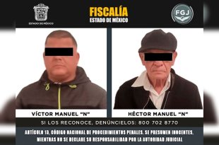 Héctor Manuel “N” y Víctor Manuel “N” habrían asesinado a un hombre en Capultitlán y abandonado su cuerpo dentro de una camioneta en El Seminario.