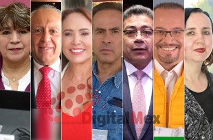 Delfina Gómez, Gustavo Cárdenas, Cristina Ruiz, Ricardo Aguilar, Miguel Sámano, Omar Ortega, Sol Salgado