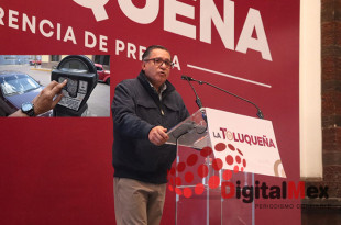 El alcalde Ricardo Moreno informó que los fondos de parquímetros se destinarán a la construcción y reconstrucción de banquetas.