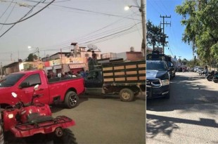 Pobladores demandan la liberación de cinco hombres detenidos por la FGJEM, acusados de presunta extorsión y cobro de derecho de piso.