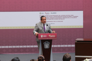 El magistrado Héctor Macedo García destacó que la igualdad requiere acciones concretas y voluntad institucional, durante la firma del “Compromiso por la Igualdad” encabezada por la gobernadora Delfina Gómez.