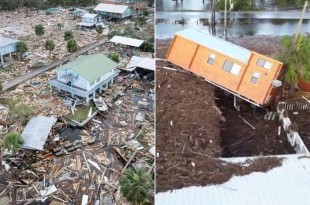 Con vientos de hasta 225 km/h, Helene tocó tierra el 26 de septiembre como un huracán de categoría 4, donde dejó más de 3 millones de personas sin electricidad.