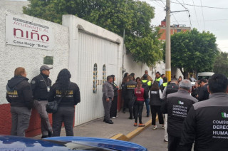 FGJEM durante el rescate en Casa Hogar Bethel