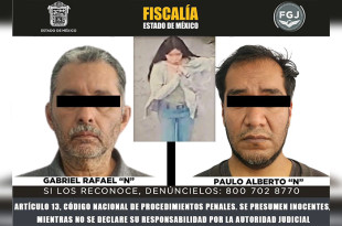 Gabriel Rafael “N”, de 57 años de edad y Paulo Alberto “N”.