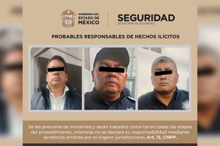 Los detenidos, identificados como Óscar “N”, Gustavo “N” y Cristian “N”, ocupaban cargos clave dentro del penal.
