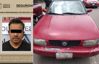 Los oficiales detuvieron a Ricardo “N”, de 32 años, quien, junto con el vehículo recuperado, fue presentado ante la Agencia del Ministerio Público.