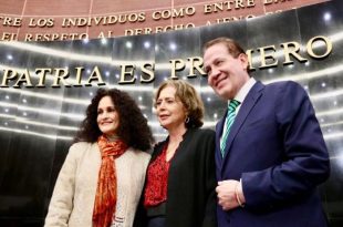 Rosaura Ruiz Gutiérrez, Eruviel Ávila Villegas y Susana Harp Iturribarria participaron en la primera reunión bicameral de las comisiones de Ciencia.