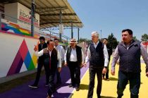 Unidad Deportiva ubicada en la colonia Guadalupe de la cabecera municipal de Lerma