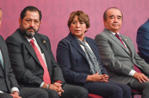 Los diputados Francisco Vázquez y Maurilio Hernández asistieron al ‘Encuentro con el Poder Judicial’, convocado por la gobernadora Delfina Gómez.