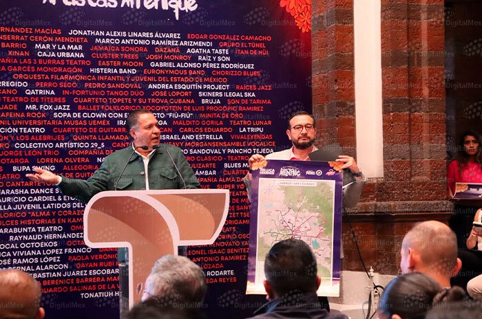 Ricardo Moreno Bastida, alcalde de Toluca, anunció las medidas de seguridad y movilidad para los conciertos del Alfeñique 2026, que arrancan con la presentación de Caifanes.