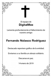 Condolencias