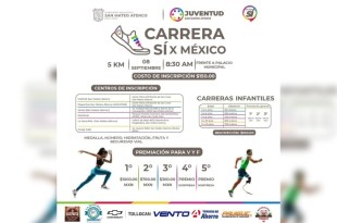 Se abrieron 5 categorías para ramas femenil y varonil, las cuales incluyen infantil, juvenil, máster, veteranos y libre