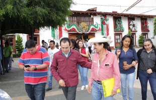 Anthony Domínguez presidió con éxito en Tejupilco simulacro sísmico