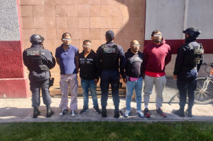 Los detenidos fueron trasladados a la Fiscalía General de Justicia del Estado de México, con sede en Metepec.