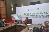 La diputada Miriam Silva Mata en conferencia