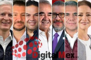 Alfredo del Mazo, Elías Rescala, Enrique Vargas, Maurilio Hernández, Horacio Duarte, Fernando Vilchis, Angélica Moya