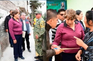 #Video: No se detendrá el apoyo para las familias de Chalco: Gobernadora