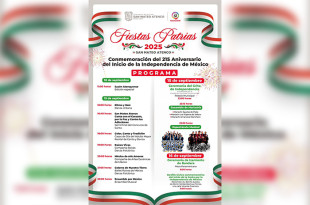 La celebración busca preservar el espíritu cívico y las tradiciones que unen e identifican a las familias atenquenses y sus visitantes.