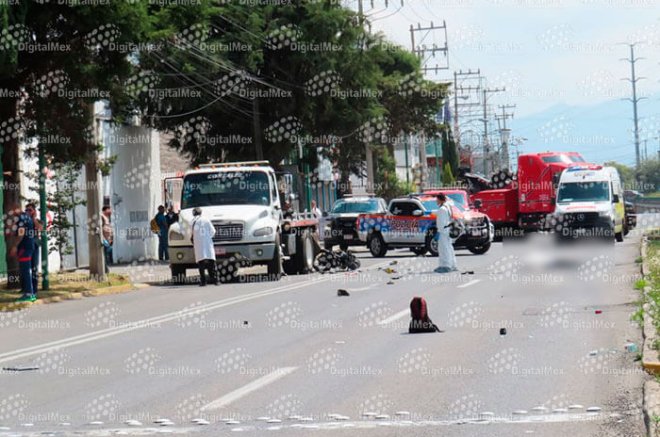 El accidente ocurrió cerca de avenida Tecnológico, en San Jerónimo Chicahualco; la Policía Municipal acordonó la zona.