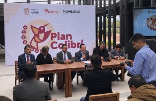 Presentación del Plan Colibrí desde el Parque Ecológico Lago de Texcoco.