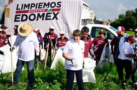 El Gobierno de la Maestra Delfina Gómez impulsa esta campaña de recolección y reciclaje de llantas para después convertirlas en materia prima para asfalto, pistas atléticas.