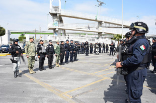 El personal de las Fuerzas Especiales de Seguridad fue distribuido de manera estratégica.