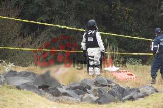 Cadáver desnudo en Gualupita