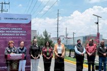 La gobernadora Delfina Gómez Álvarez encabezó la entrega de la modernización de la avenida Independencia y la calle Leonardo Da Vinci.
