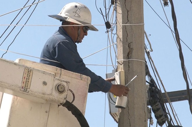 Personal de la Dirección de Servicios Públicos se encargó de quitar las cámaras de vigilancia
