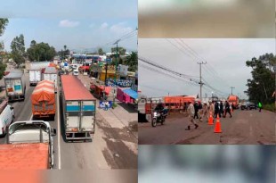 #Video: Caos en la Texcoco-Lechería tras fuga por toma clandestina